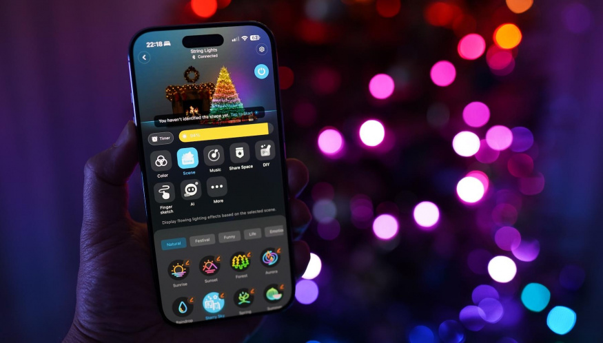 Vánoční světýlka Govee String Light 2S ozdobí stromeček doma i na zahradě