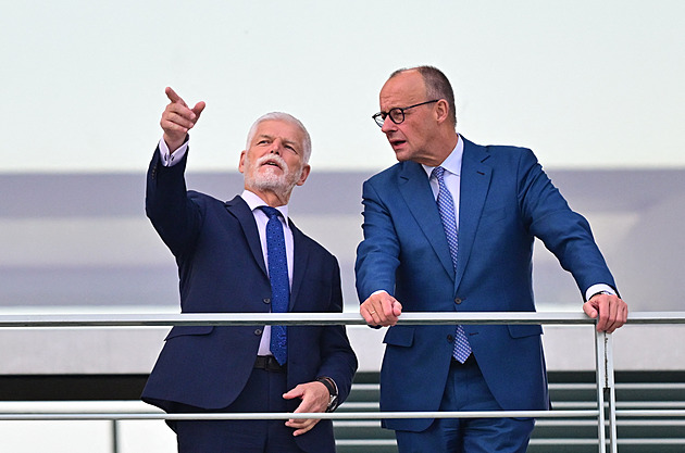 Pavel se v Berlíně sešel s kancléřem Merzem, jednají o bezpečnosti i vztazích